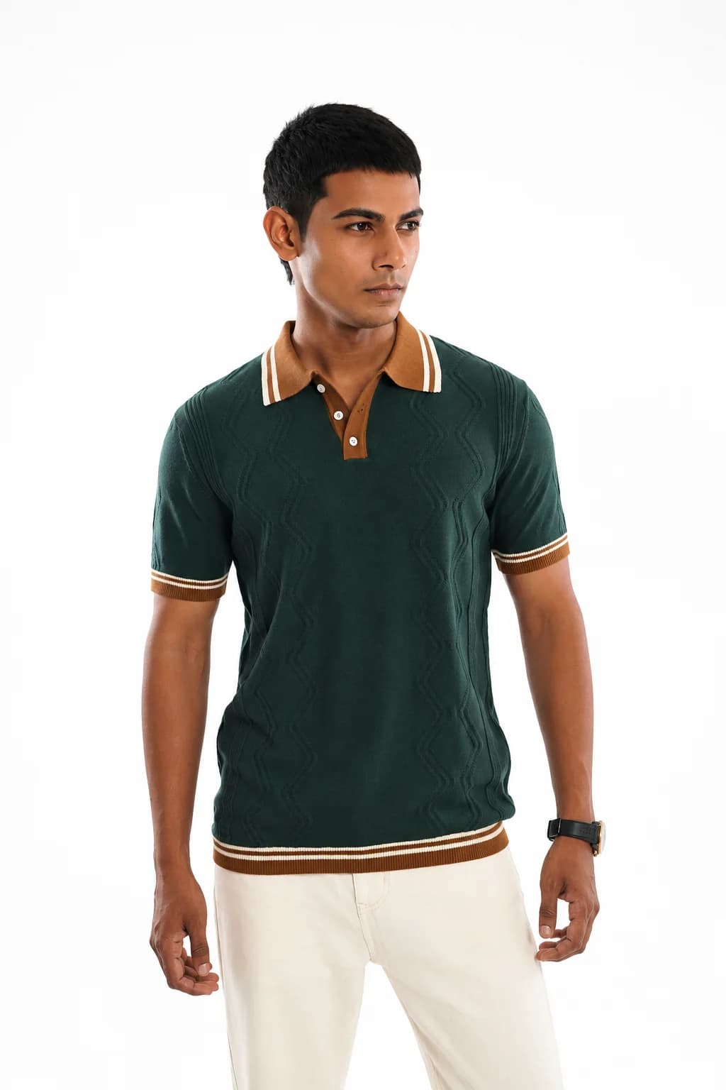 Men Ashford Heritage Premium Cotton Knitted Polo T-Shirt